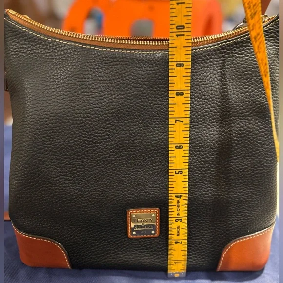 Dooney & Bourke Black and Tan Leather Purse NWOT - Picture 6 of 8